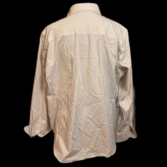 Devon & Jones Ladies' Crown Woven Collection Gingham Check 2X (Silver) D640W - Picture 6 of 10